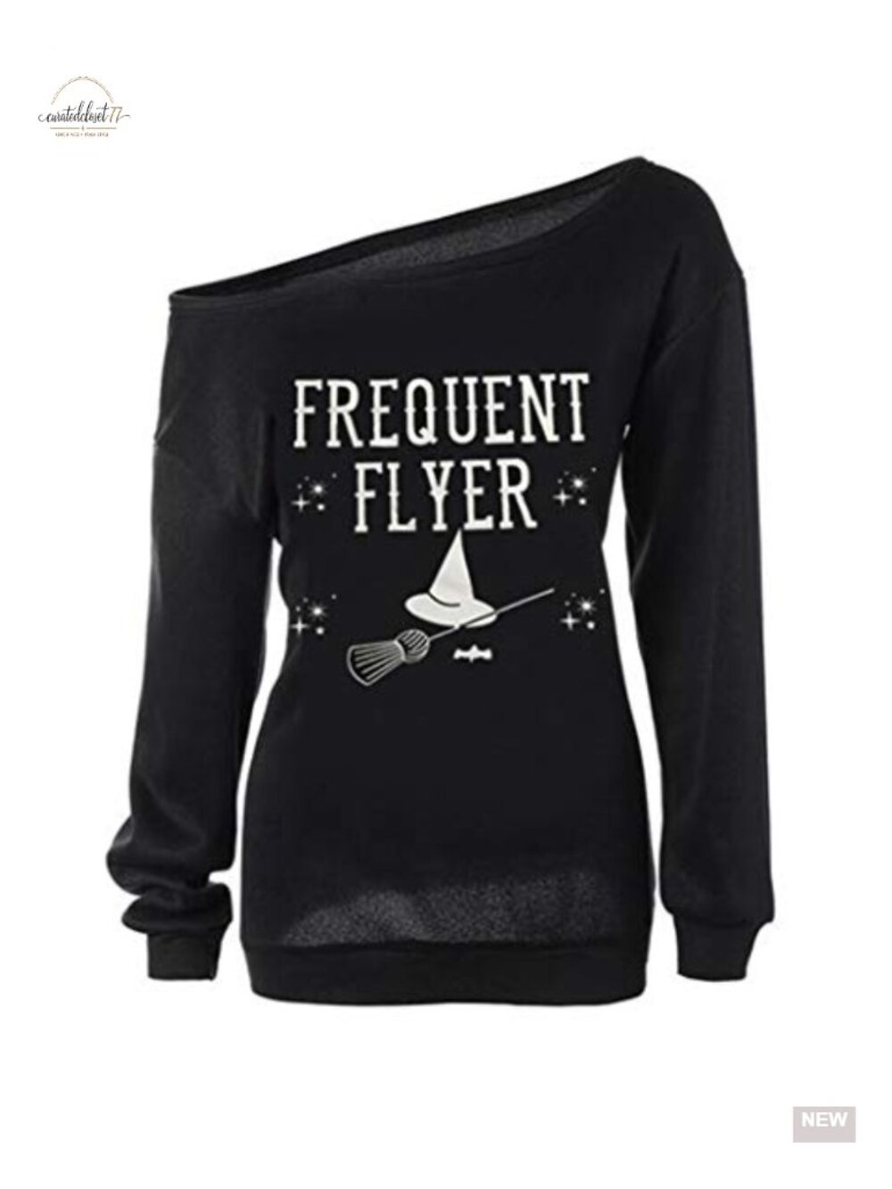 Women's Halloween Off Shoulder Long Sleeve Sweatshirt